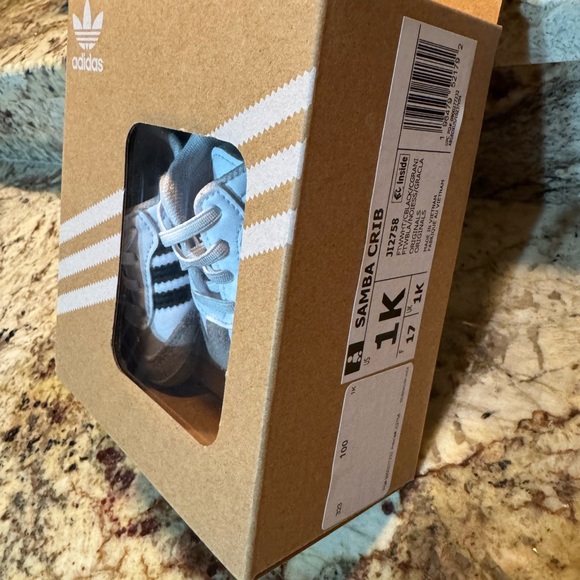 Adidas Kids Samba Sneakers - White and Brown - Picture 8 of 8